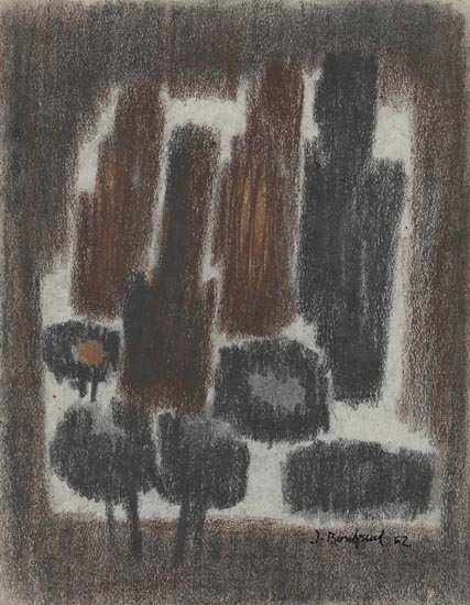 Abstract with Brown by  Bornfriend Jacob