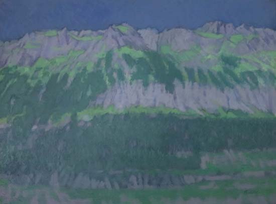 The Mannlichen above Wengen by Robert Buhler