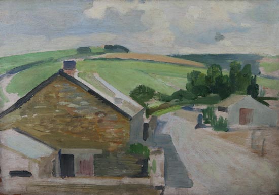 Through the Village by Harry Bush