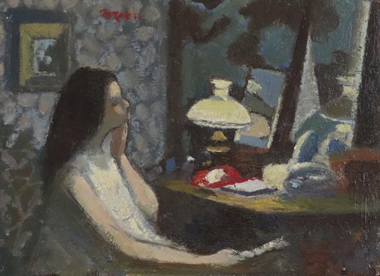 Woman at a Dressing Table by Charles McCall
