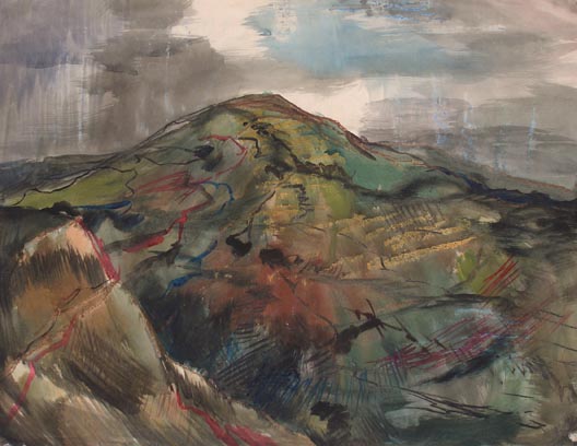 Rainy Day, Yorkshire by Rowland Suddaby