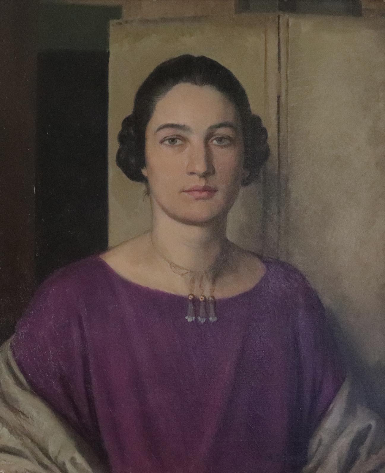 "Portrait of a Young Woman" by  Randolph Schwabe