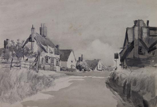 Village Street by Bernard Sickert